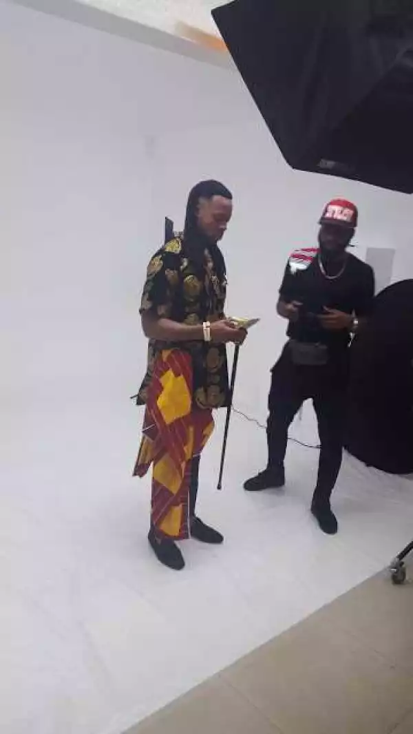 Photos: Celebrity stylist Swanky Jerry partners with Flavour on new project